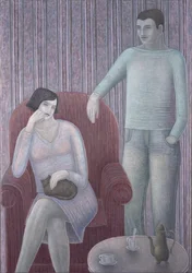 Paar mit Katze, 2008